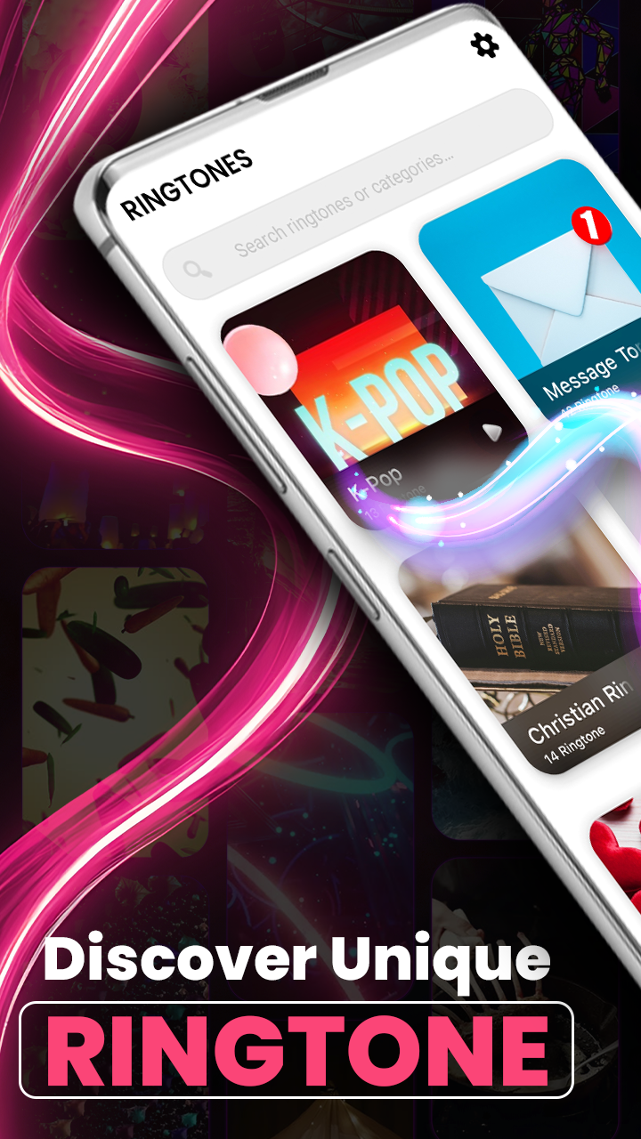 اسکرین شات 1 برنامه Phone Ringtones - Wallpapers