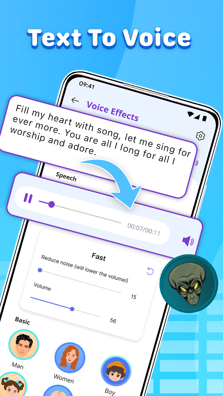 اسکرین شات 4 برنامه Voice Changer by Sound Effects