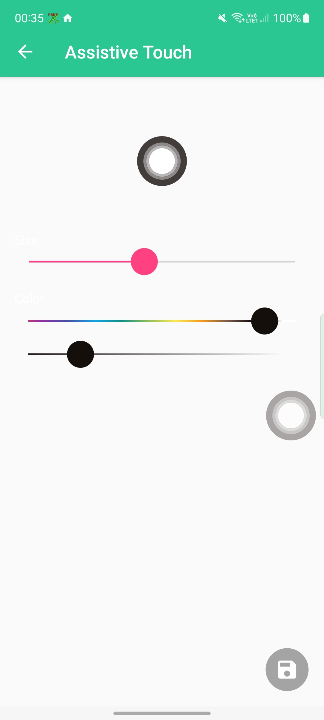 اسکرین شات 8 برنامه Assistive Touch iOS