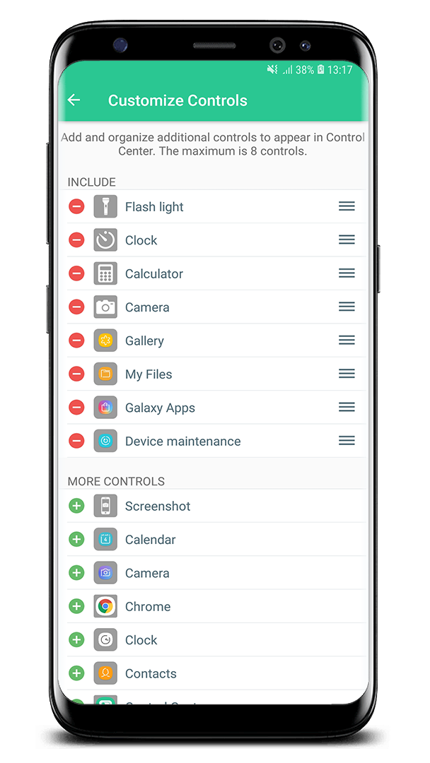 اسکرین شات 5 برنامه Control Center iOS 15