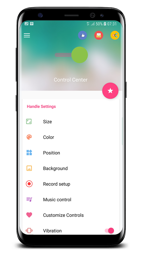 اسکرین شات 4 برنامه Control Center iOS 15