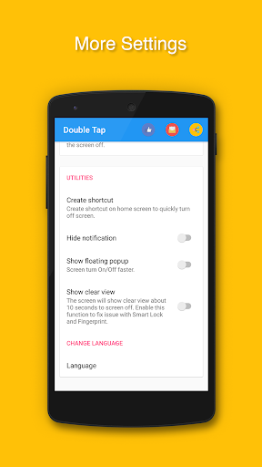 اسکرین شات 5 برنامه Double Tap  Off