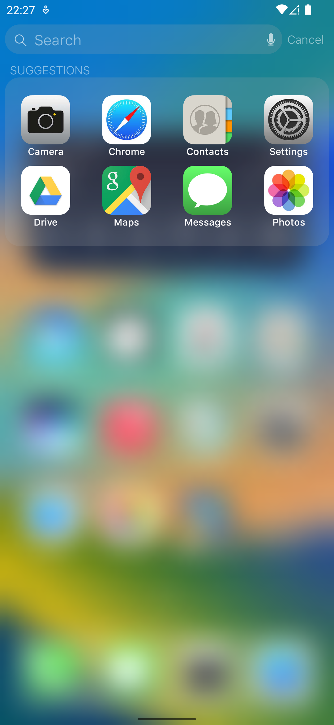 اسکرین شات 3 برنامه Launcher iOS 16