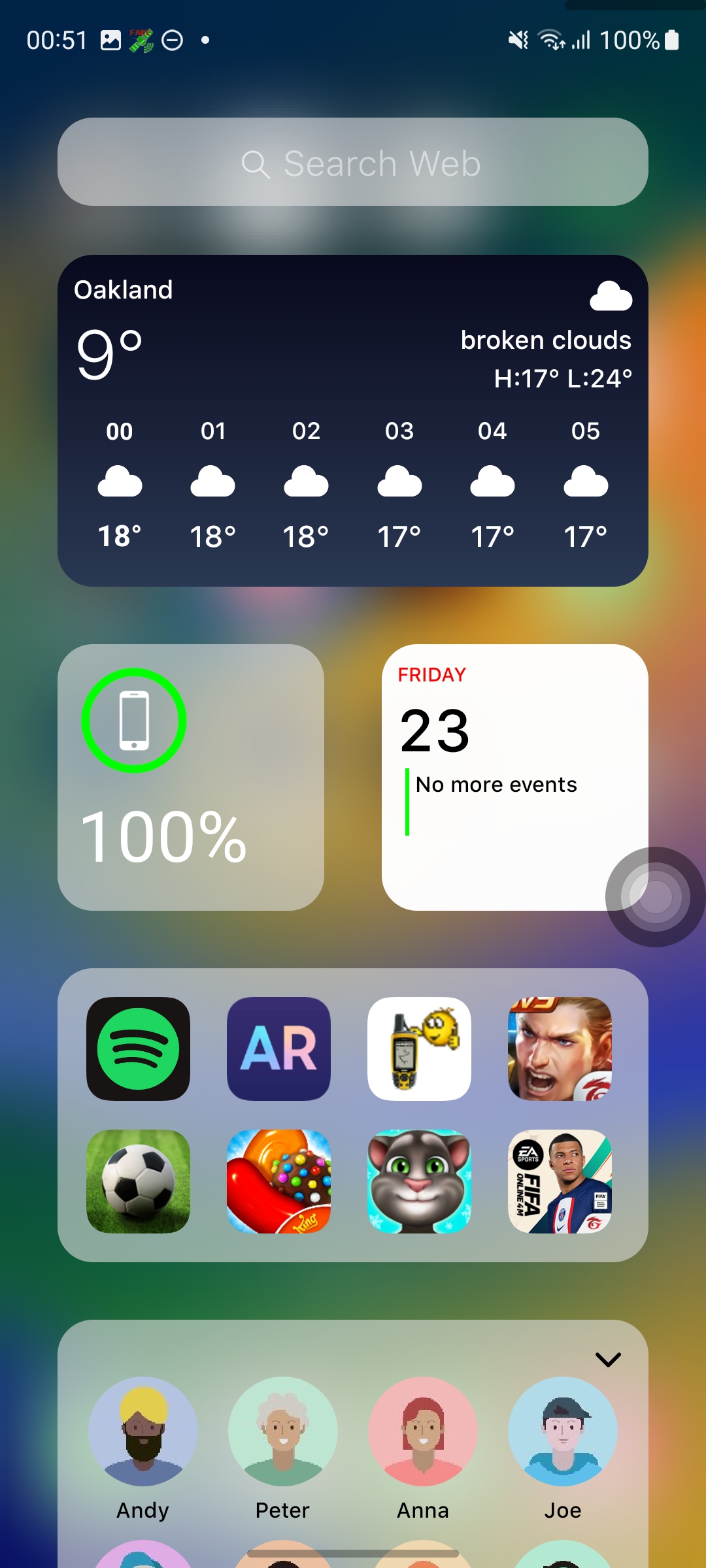 اسکرین شات 4 برنامه Launcher iOS 18