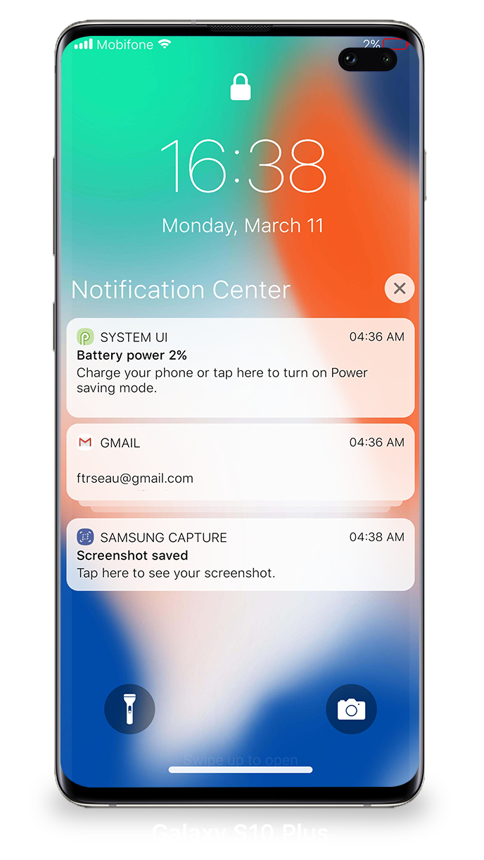 اسکرین شات 2 برنامه Lock Screen iOS 15