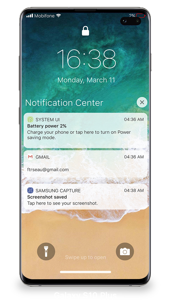 اسکرین شات 4 برنامه Lock Screen iOS 15