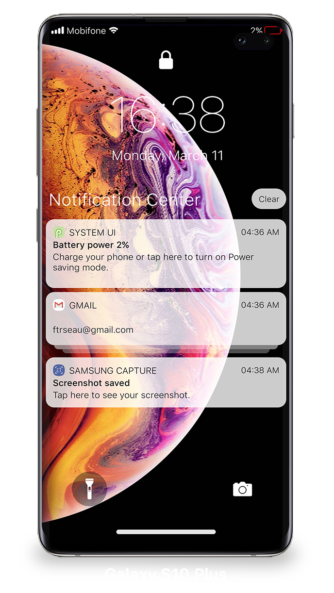اسکرین شات 8 برنامه Lock Screen iOS 15