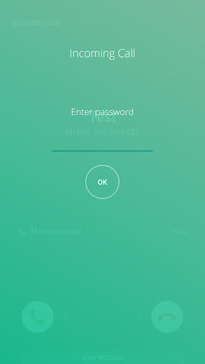 اسکرین شات 5 برنامه Secure Incoming Call