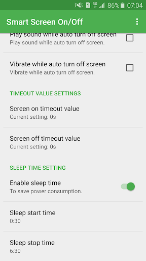 اسکرین شات 5 برنامه Smart Screen On/Off Auto