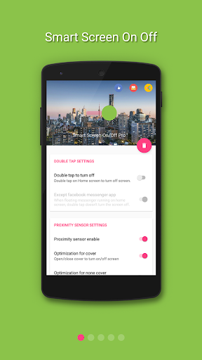 اسکرین شات 2 برنامه Smart Screen On Off (New)