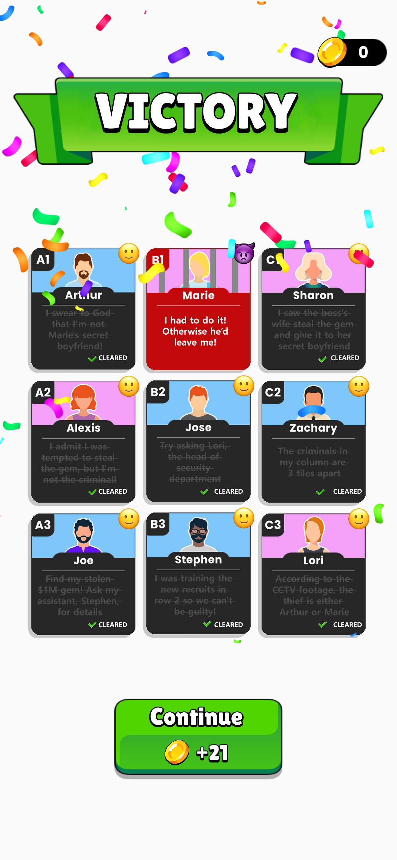 اسکرین شات 8 بازی Clue Master - Logic Puzzles