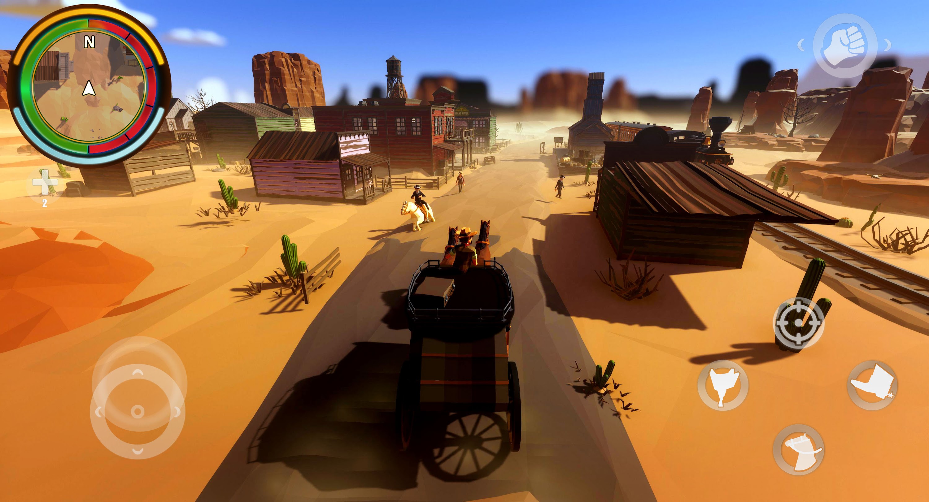 اسکرین شات 4 بازی West Cowboy Western Polygon