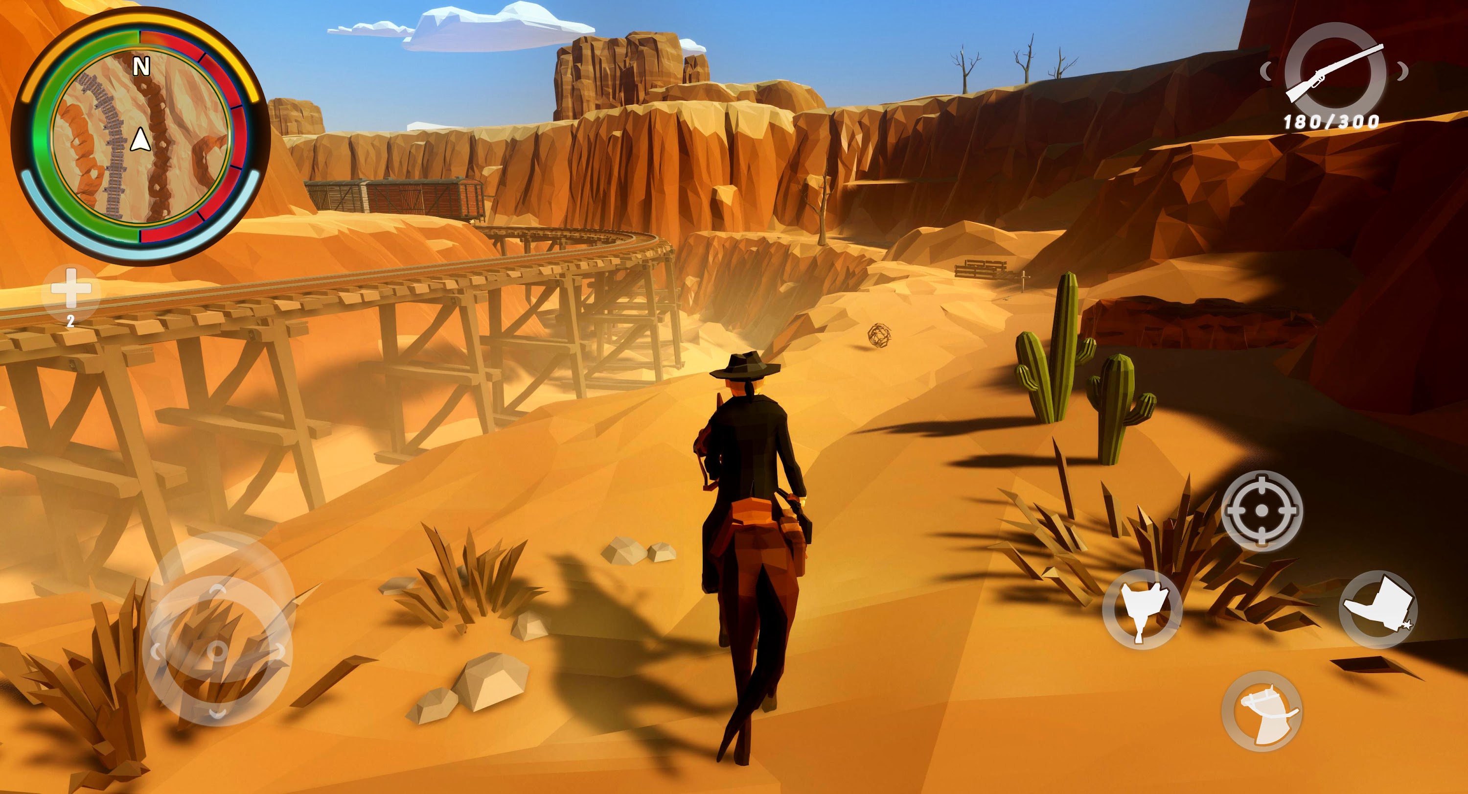 اسکرین شات 1 بازی West Cowboy Western Polygon
