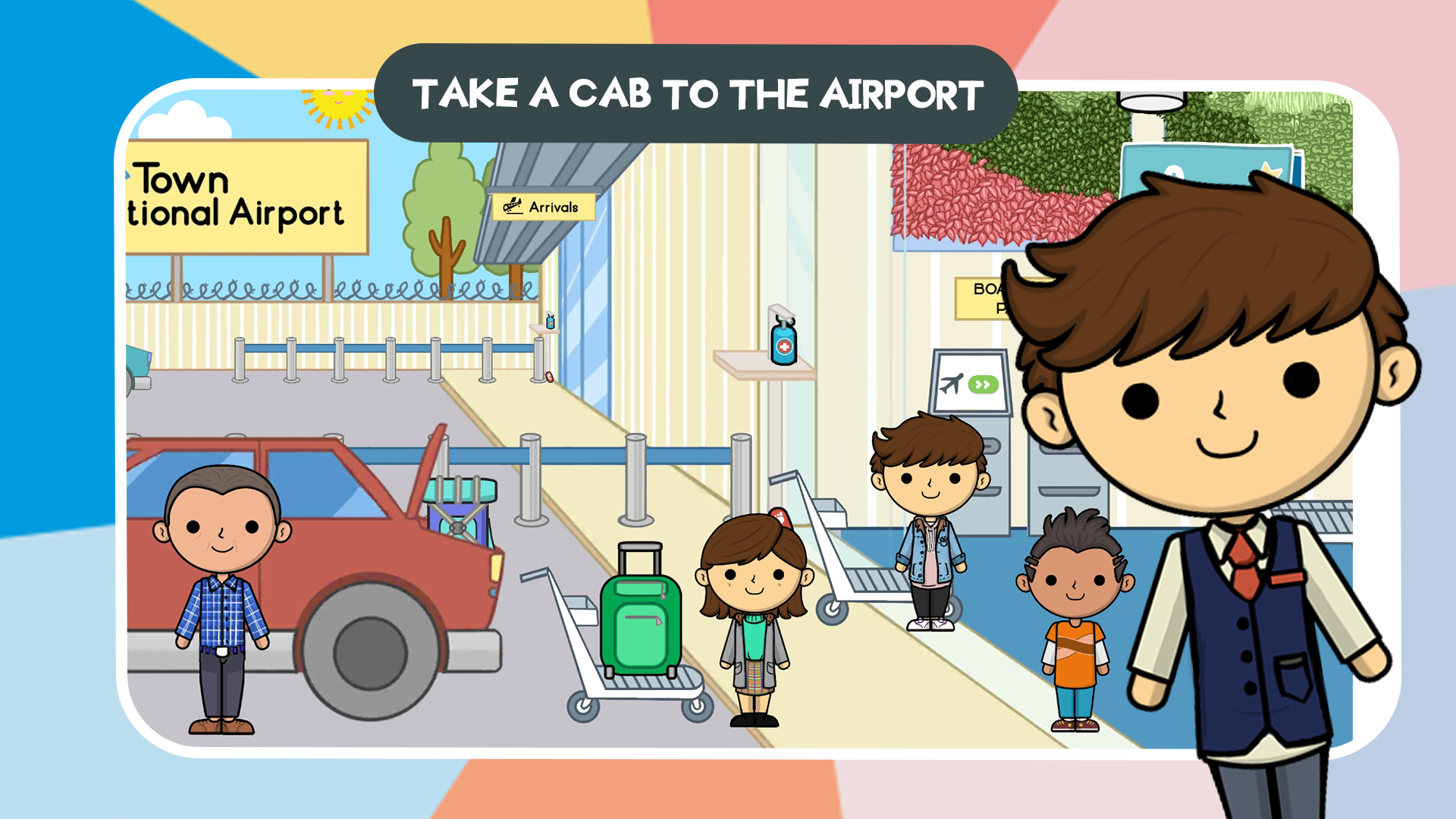 اسکرین شات 1 بازی Lila's World: Airport & Planes