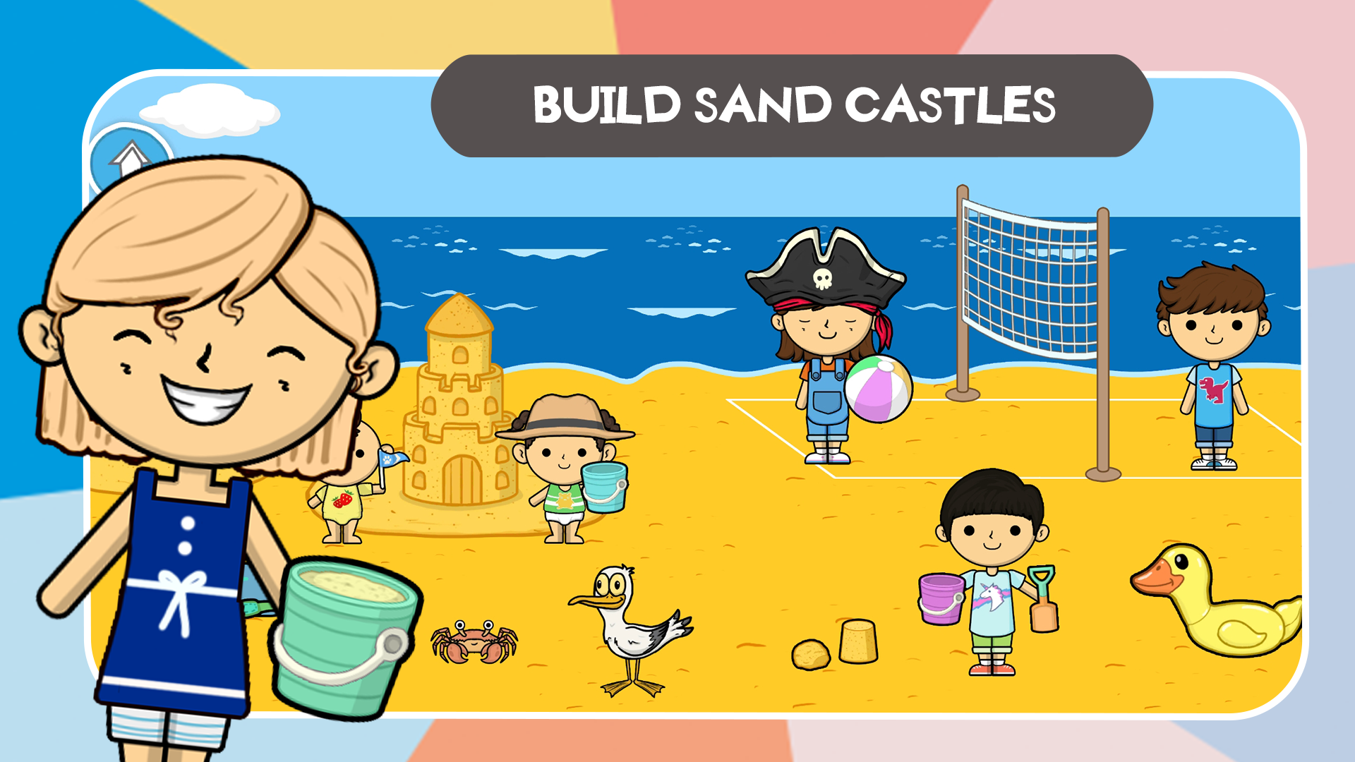 اسکرین شات 7 بازی Lila's World: Beach Holiday