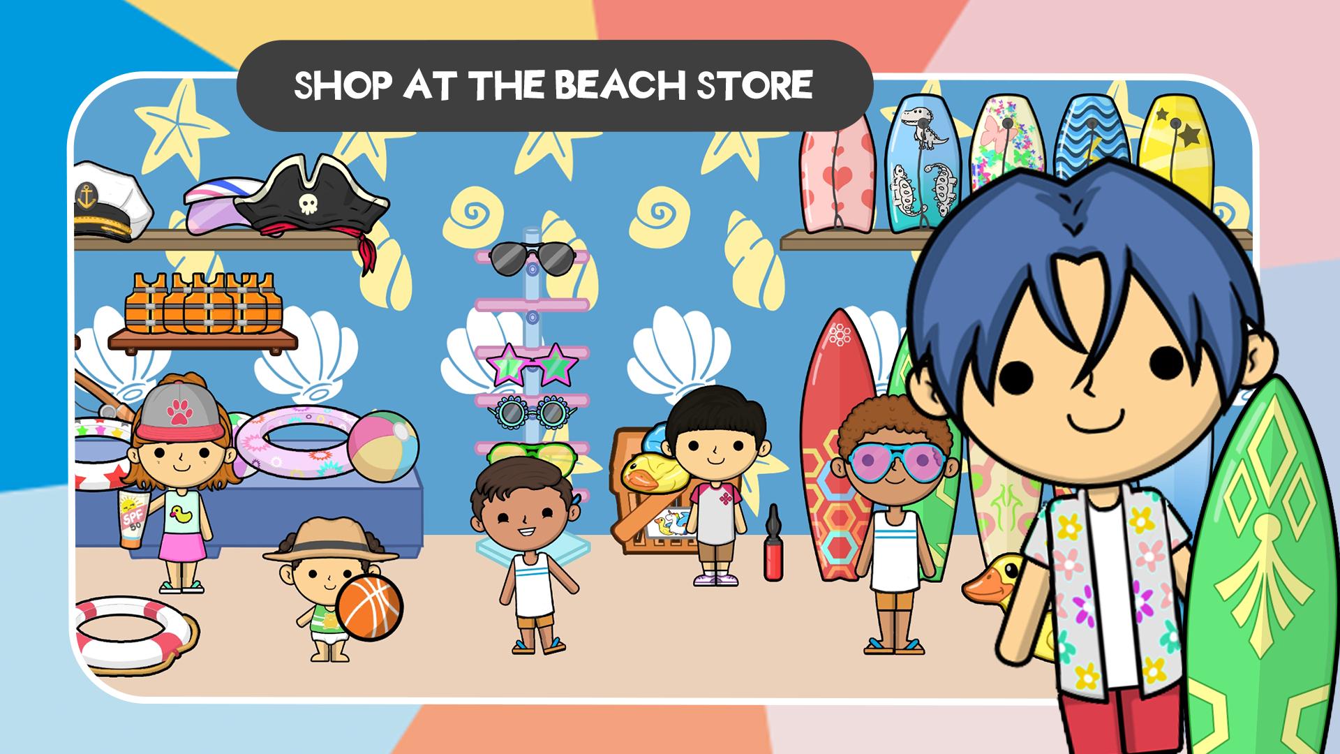 اسکرین شات 4 بازی Lila's World: Beach Holiday