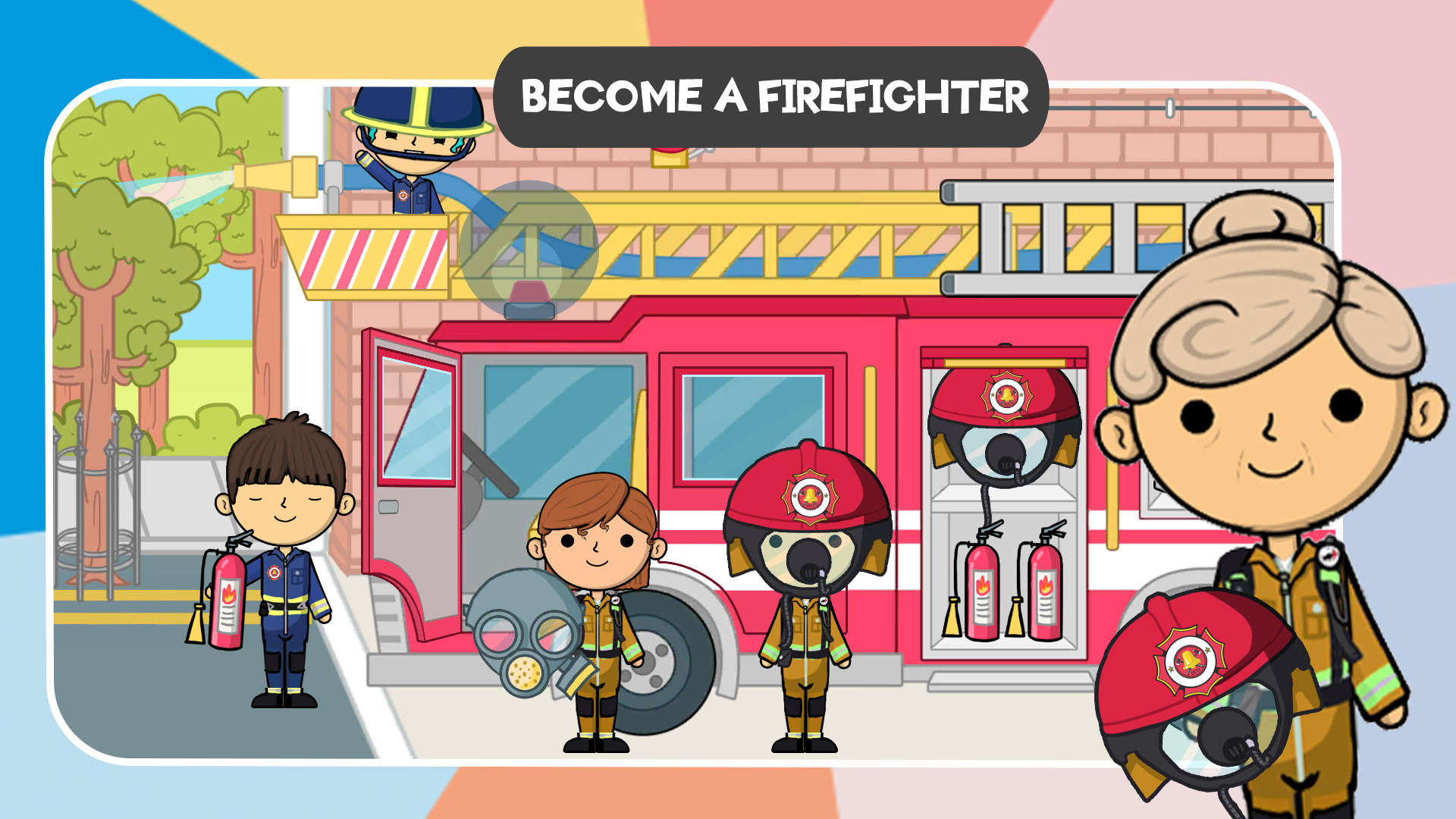 اسکرین شات 6 بازی Lila's World:Community Helpers