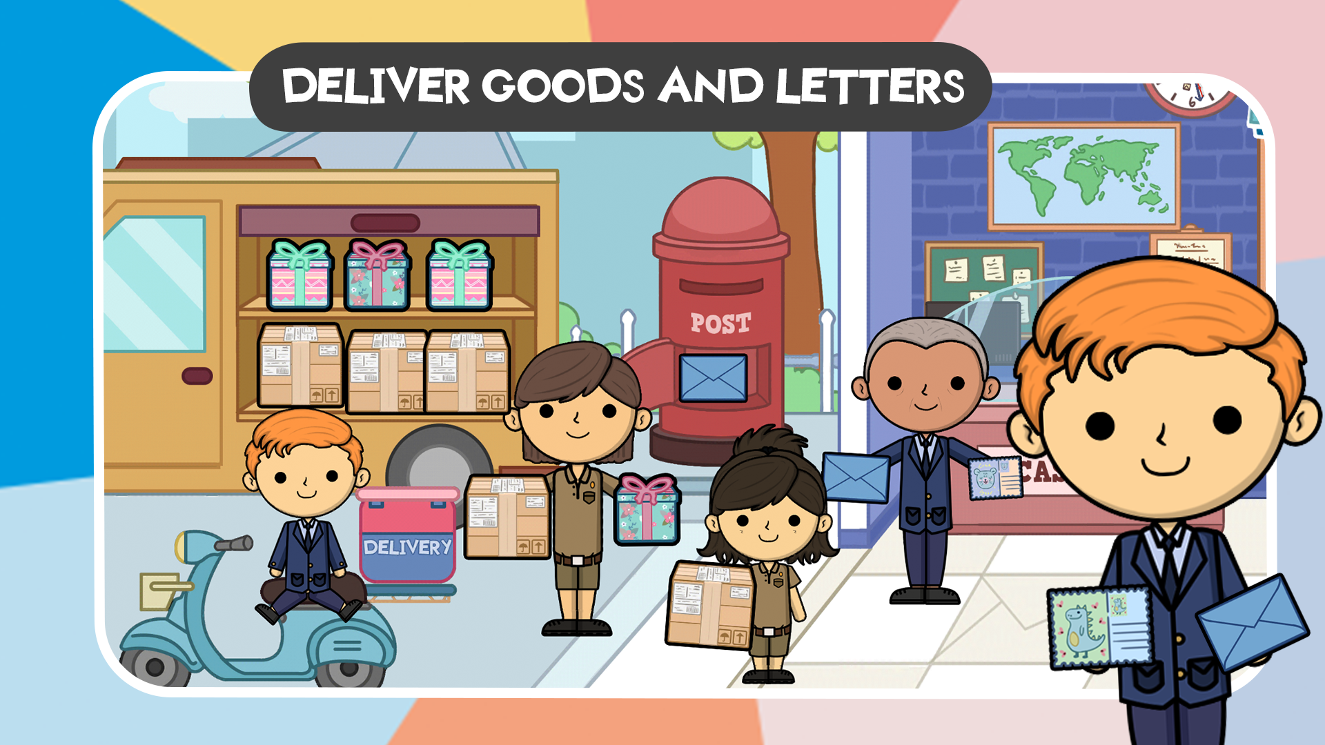 اسکرین شات 2 بازی Lila's World:Community Helpers