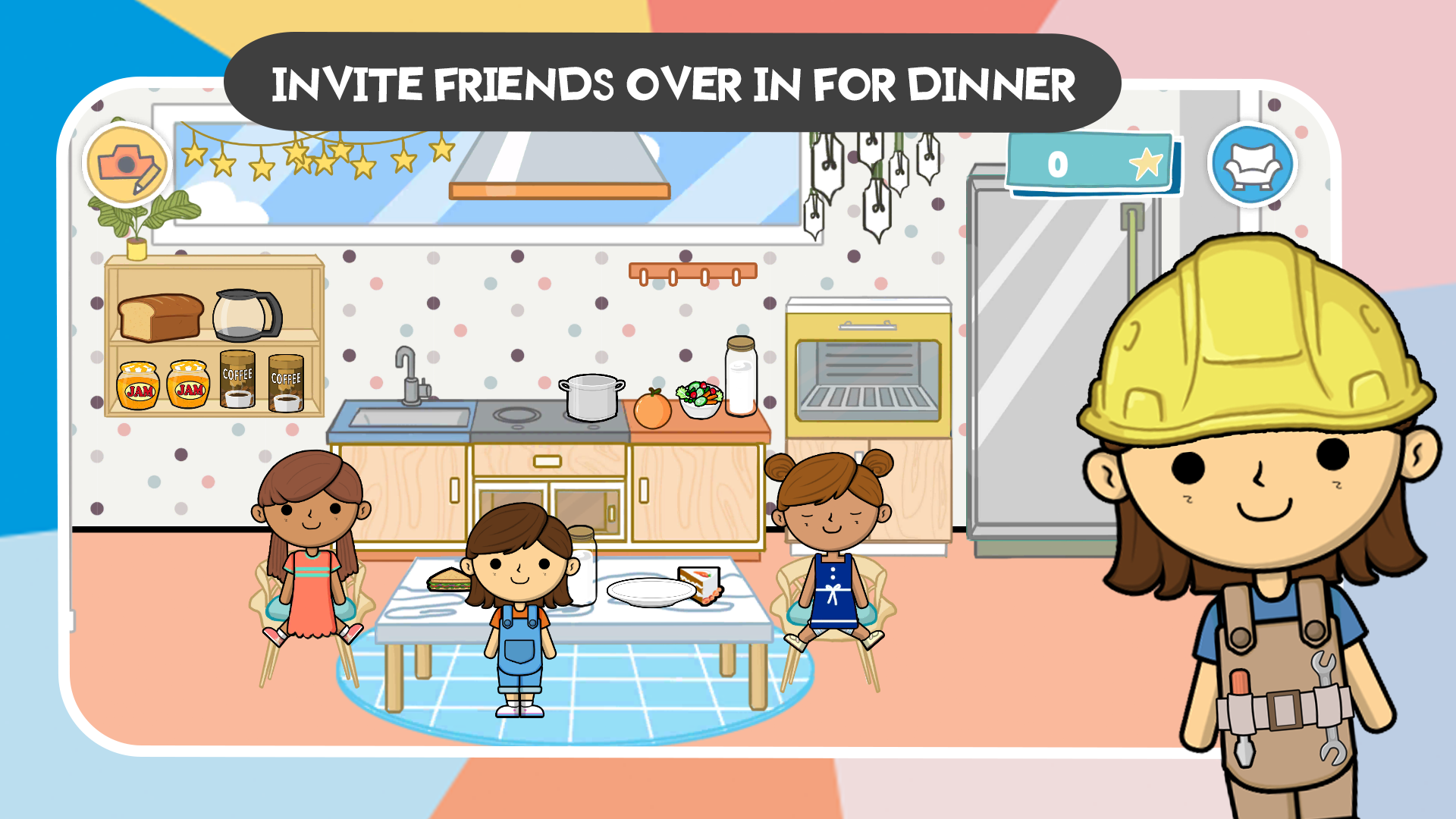اسکرین شات 2 بازی Lila's World: Home Design
