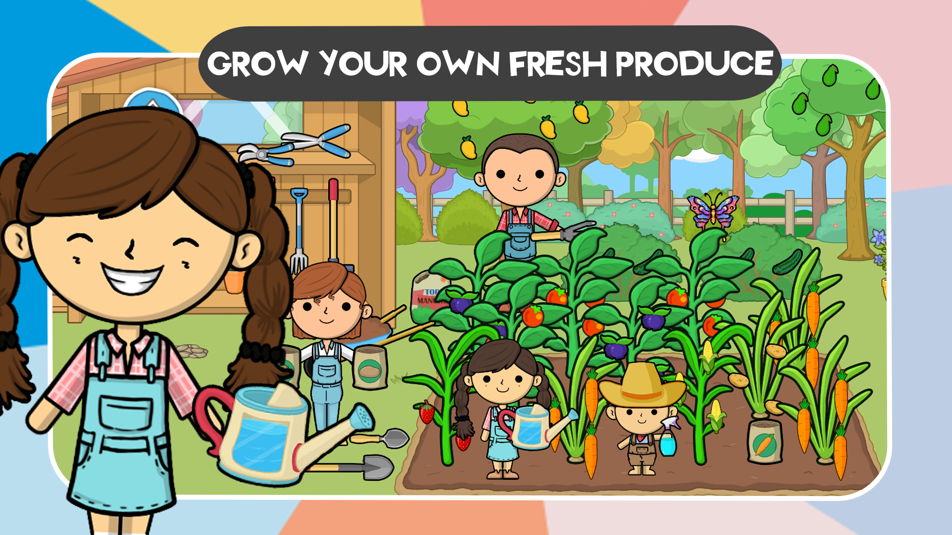 اسکرین شات 6 بازی Lila's World:Farm Animal Games