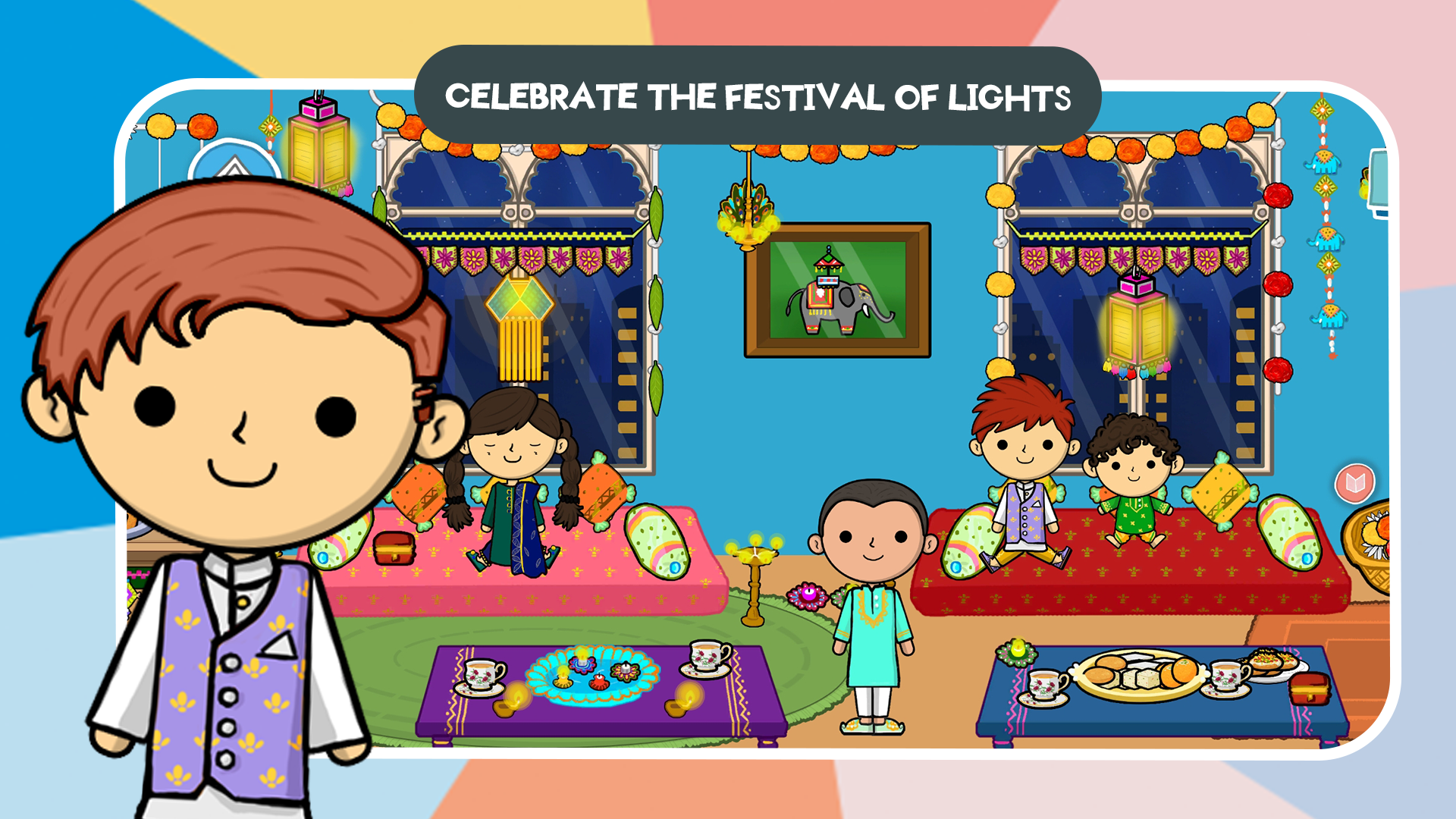 اسکرین شات 3 بازی Lila's World: Festivals Play