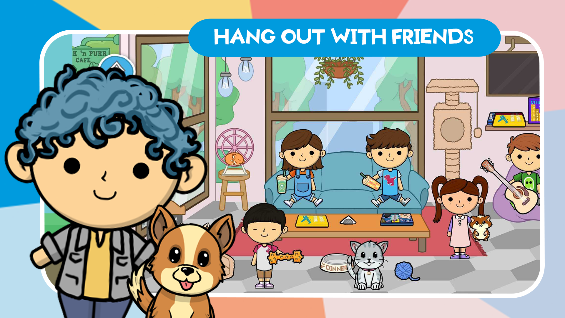 اسکرین شات 4 بازی Lila's World: Restaurant Play