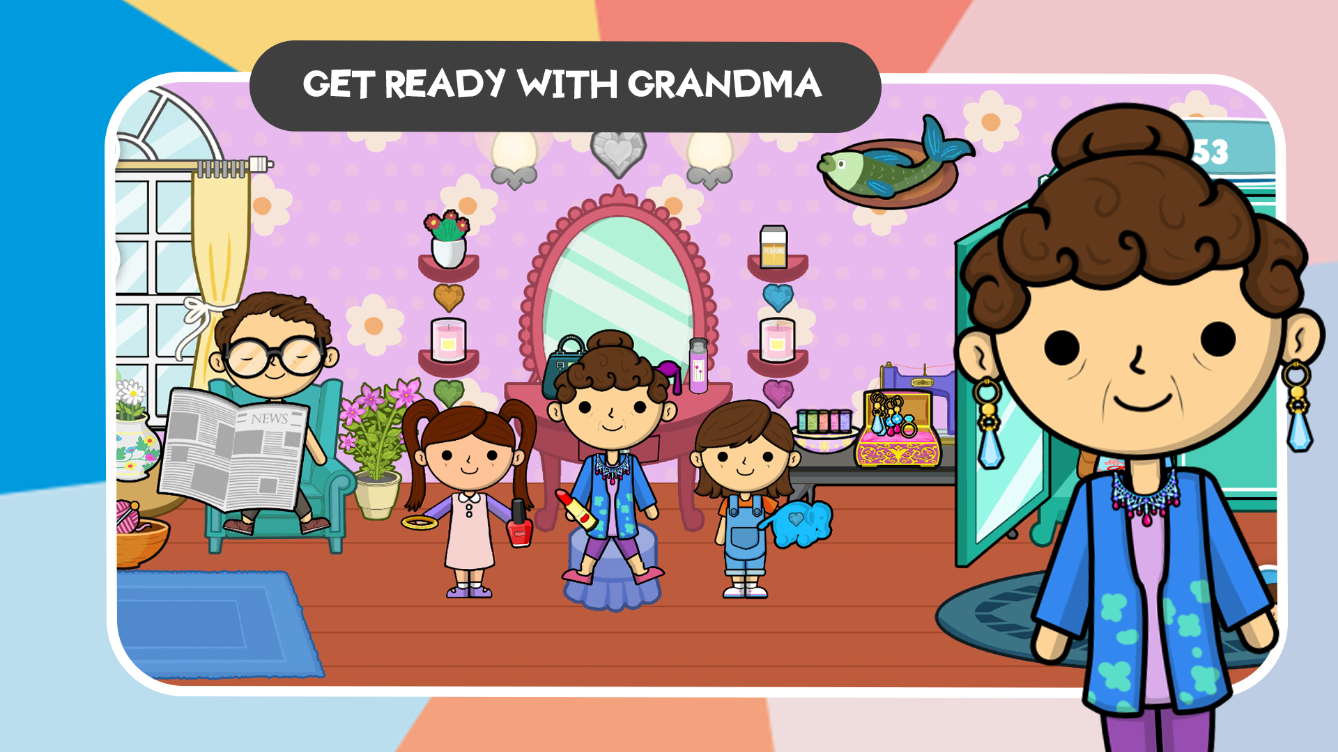 اسکرین شات 2 بازی Lila's World: Grandma's House