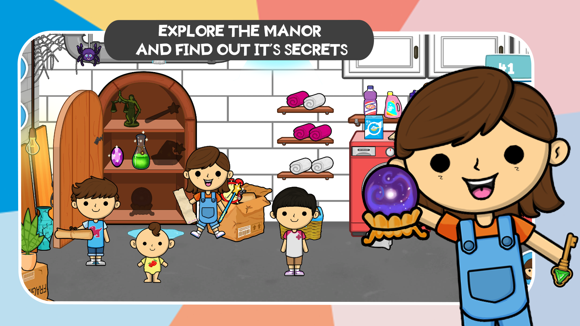 اسکرین شات 6 بازی Lila's World: Grandma's House