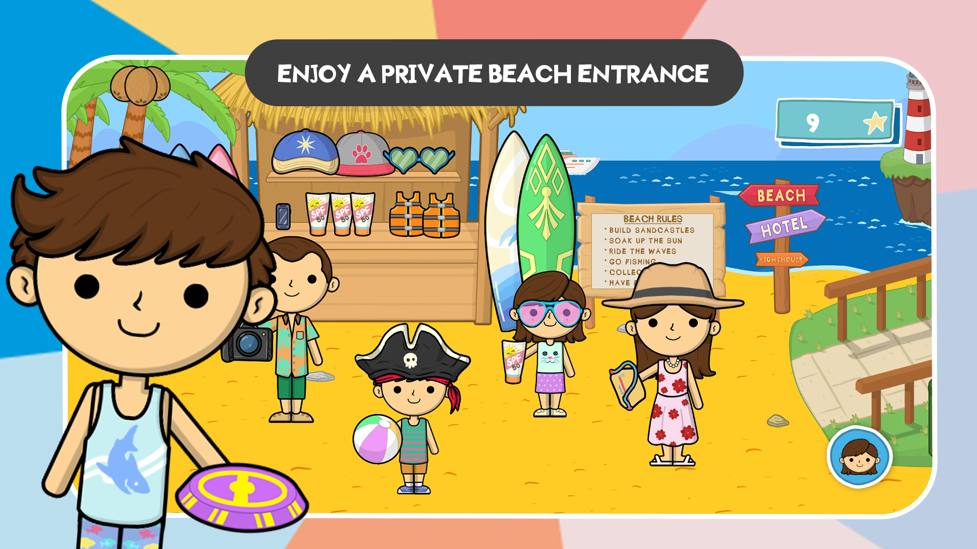 اسکرین شات 3 بازی Lila's World: Hotel Vacation