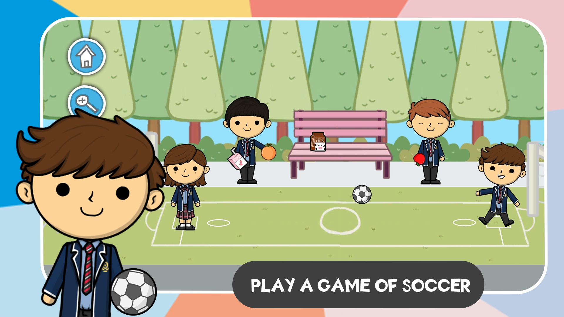 اسکرین شات 5 بازی Lila's World: My School Games