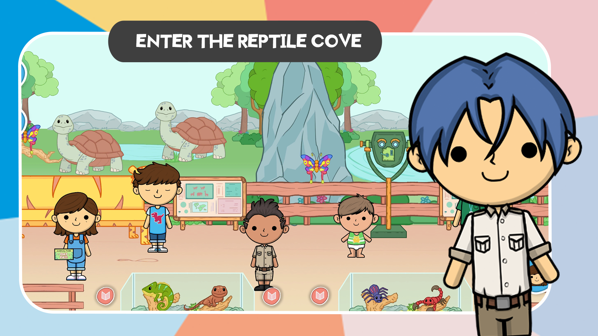 اسکرین شات 5 بازی Lila's World: Zoo Animal Games