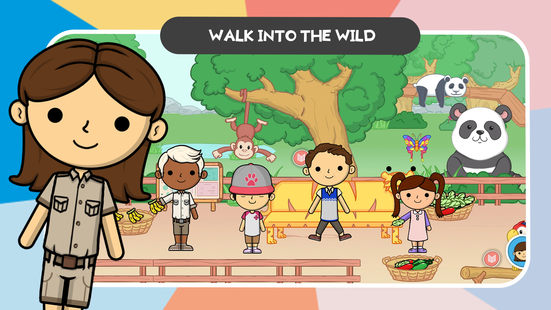 اسکرین شات 3 بازی Lila's World: Zoo Animal Games
