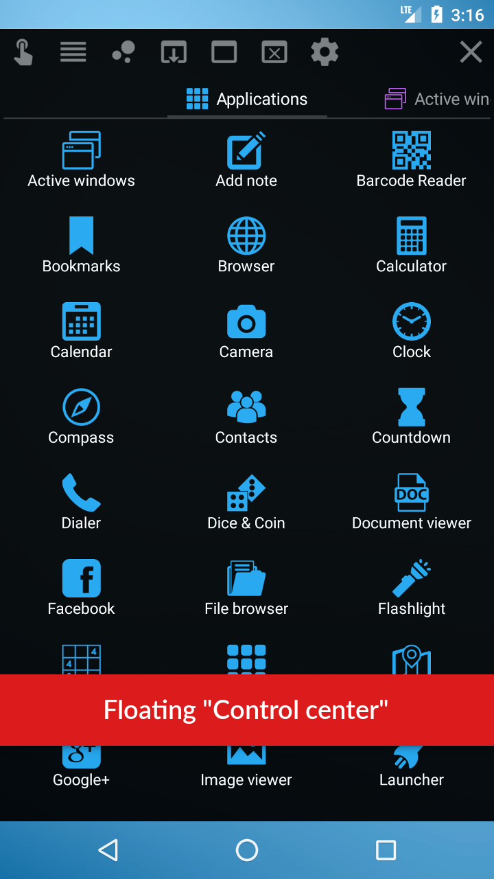 اسکرین شات 5 برنامه Floating Apps (multitasking)