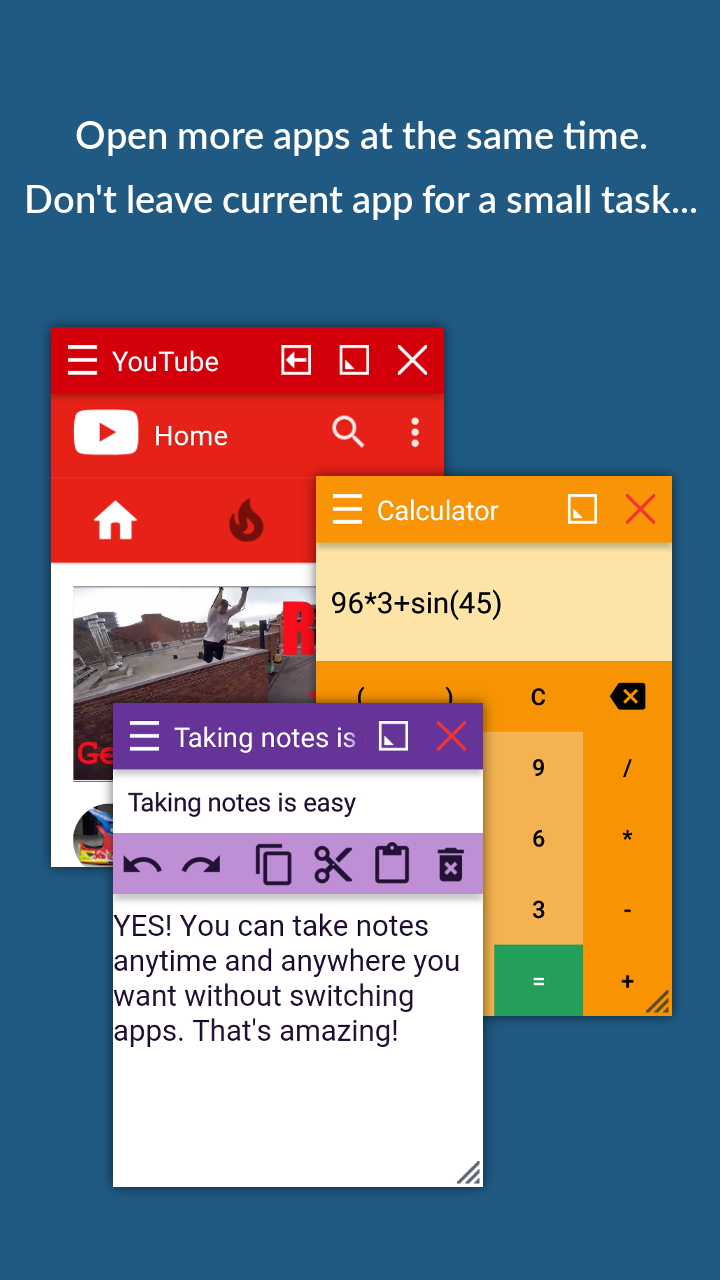 اسکرین شات 1 برنامه Floating Apps (multitasking)