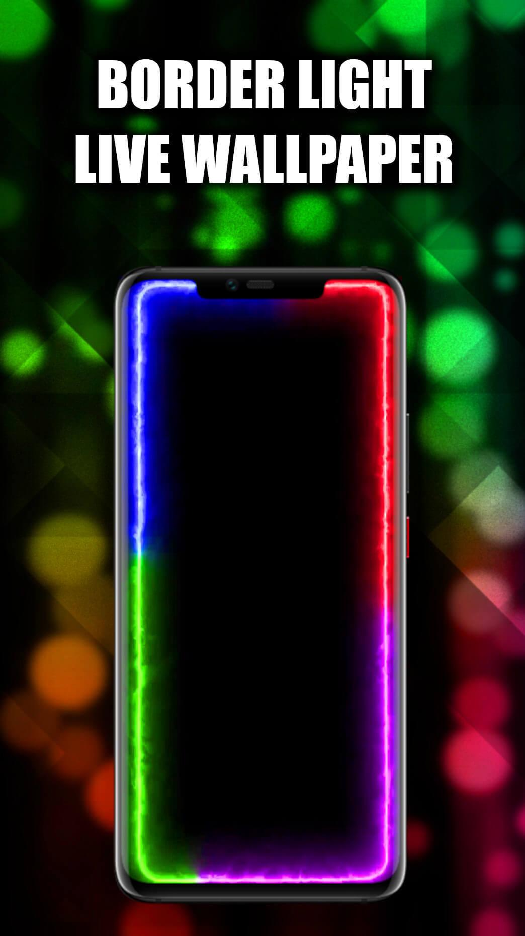اسکرین شات 1 برنامه Border Light Wallpaper Live 3D