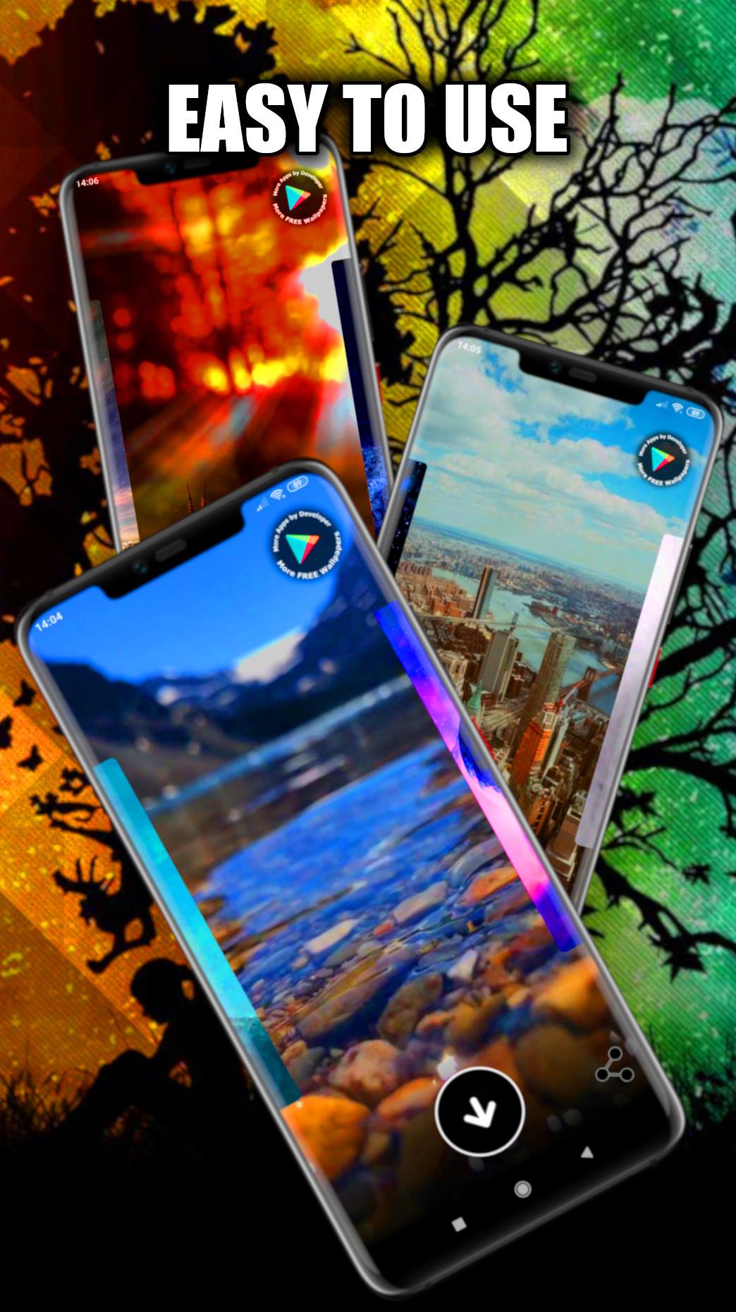 اسکرین شات 2 برنامه Day & Night Wallpaper Live HD