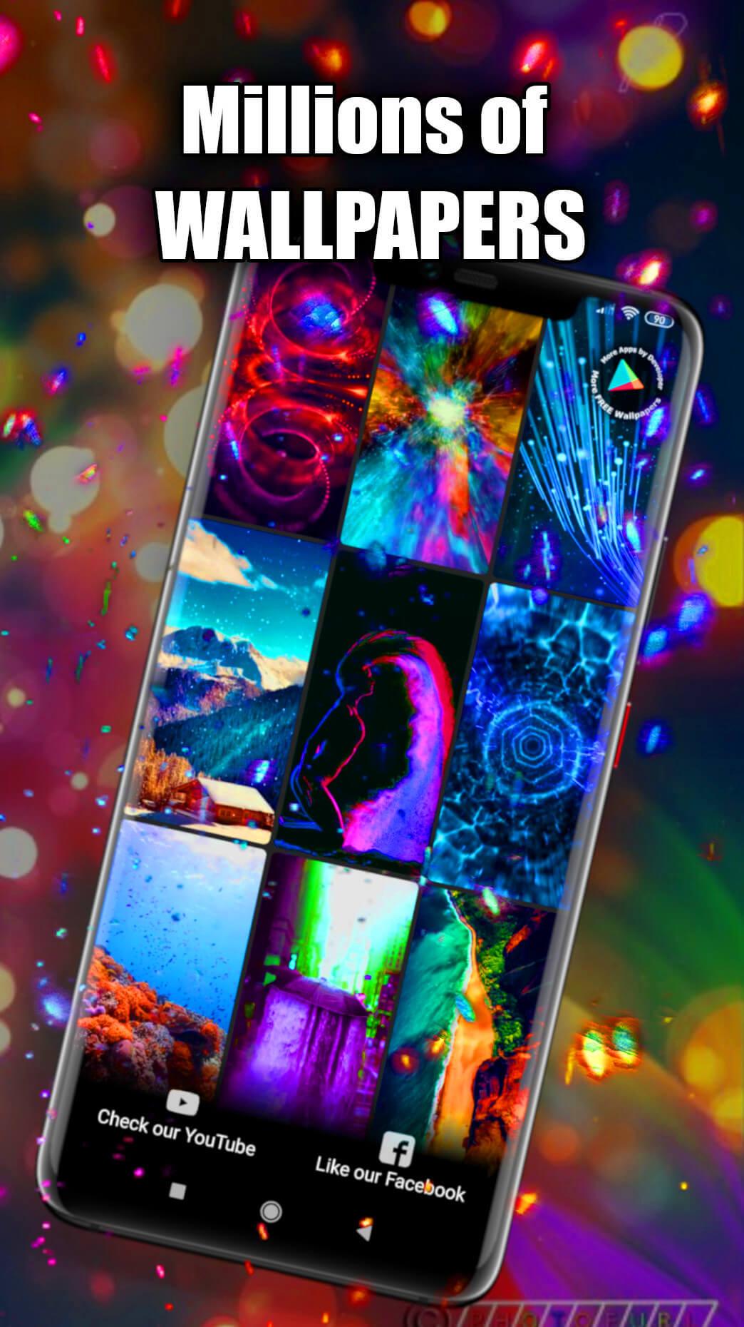 اسکرین شات 3 برنامه Magical Edge Wallpaper Live HD