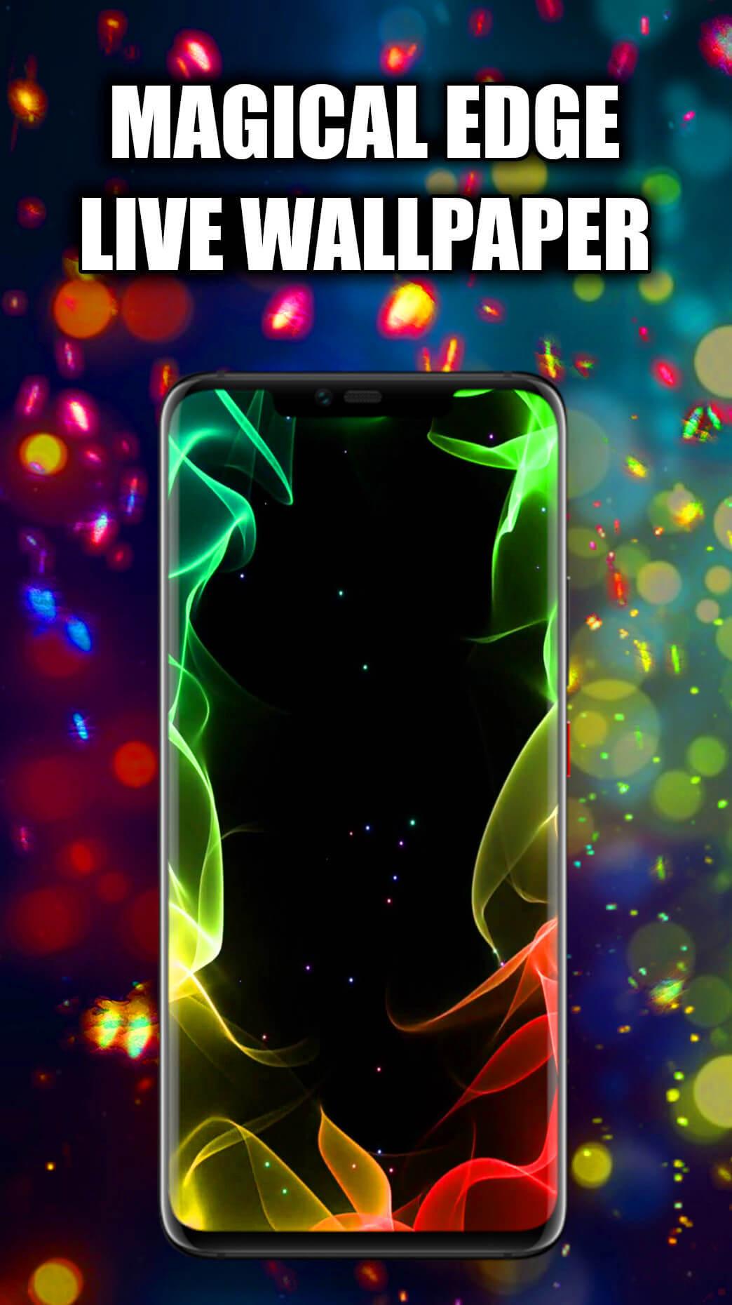 اسکرین شات 1 برنامه Magical Edge Wallpaper Live HD