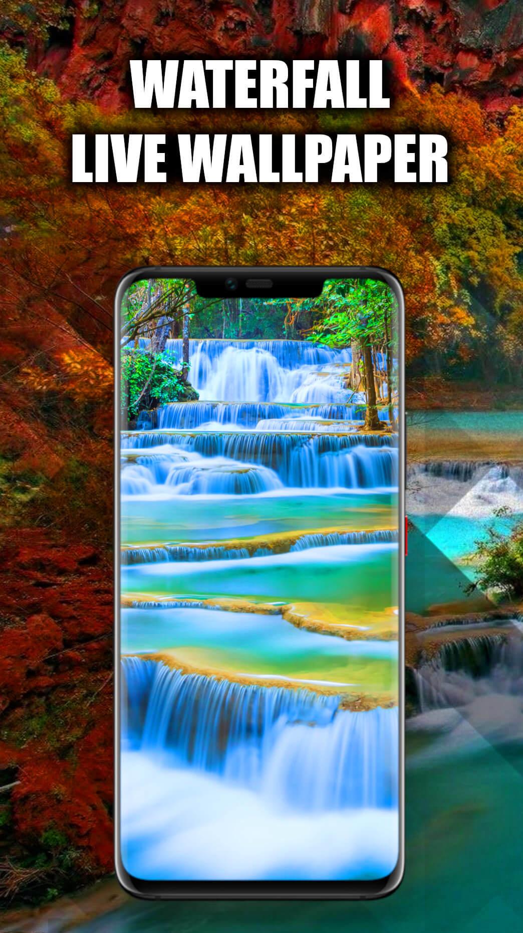 اسکرین شات 1 برنامه Real Waterfall Wallpaper HD/3D
