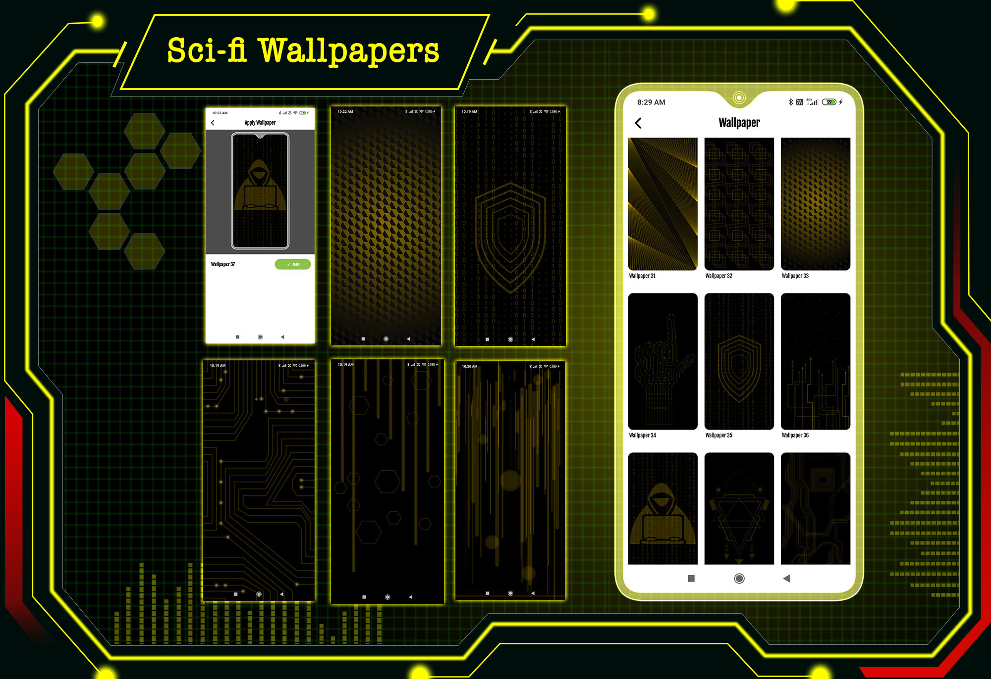 اسکرین شات 4 برنامه Modern Launcher 2 - AppLock