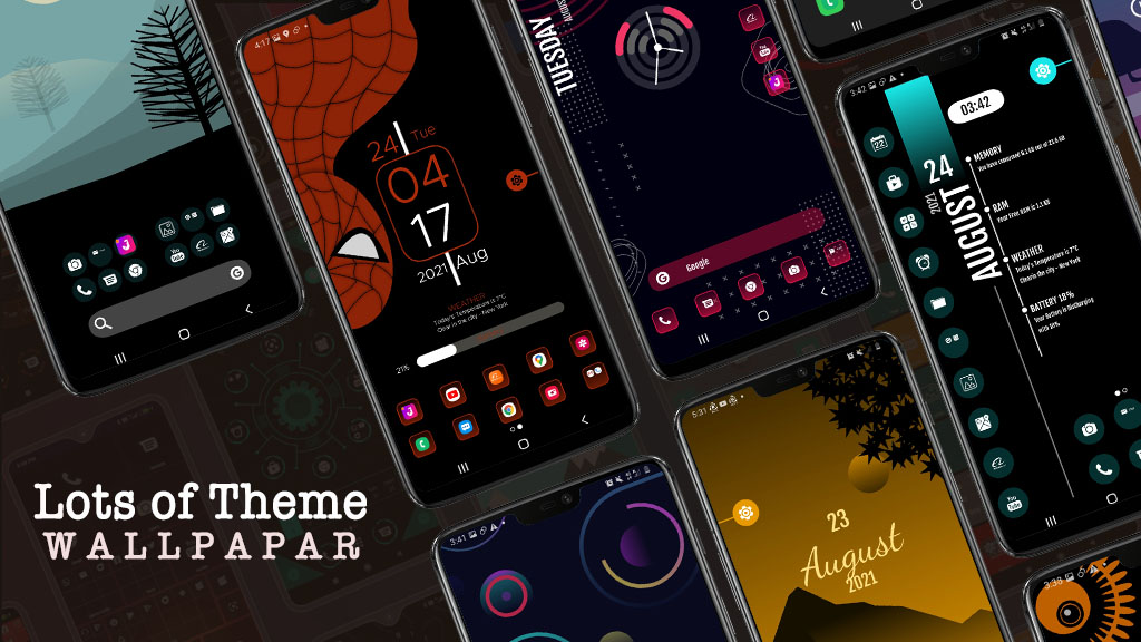 اسکرین شات 1 برنامه Modern Theme Launcher 2023