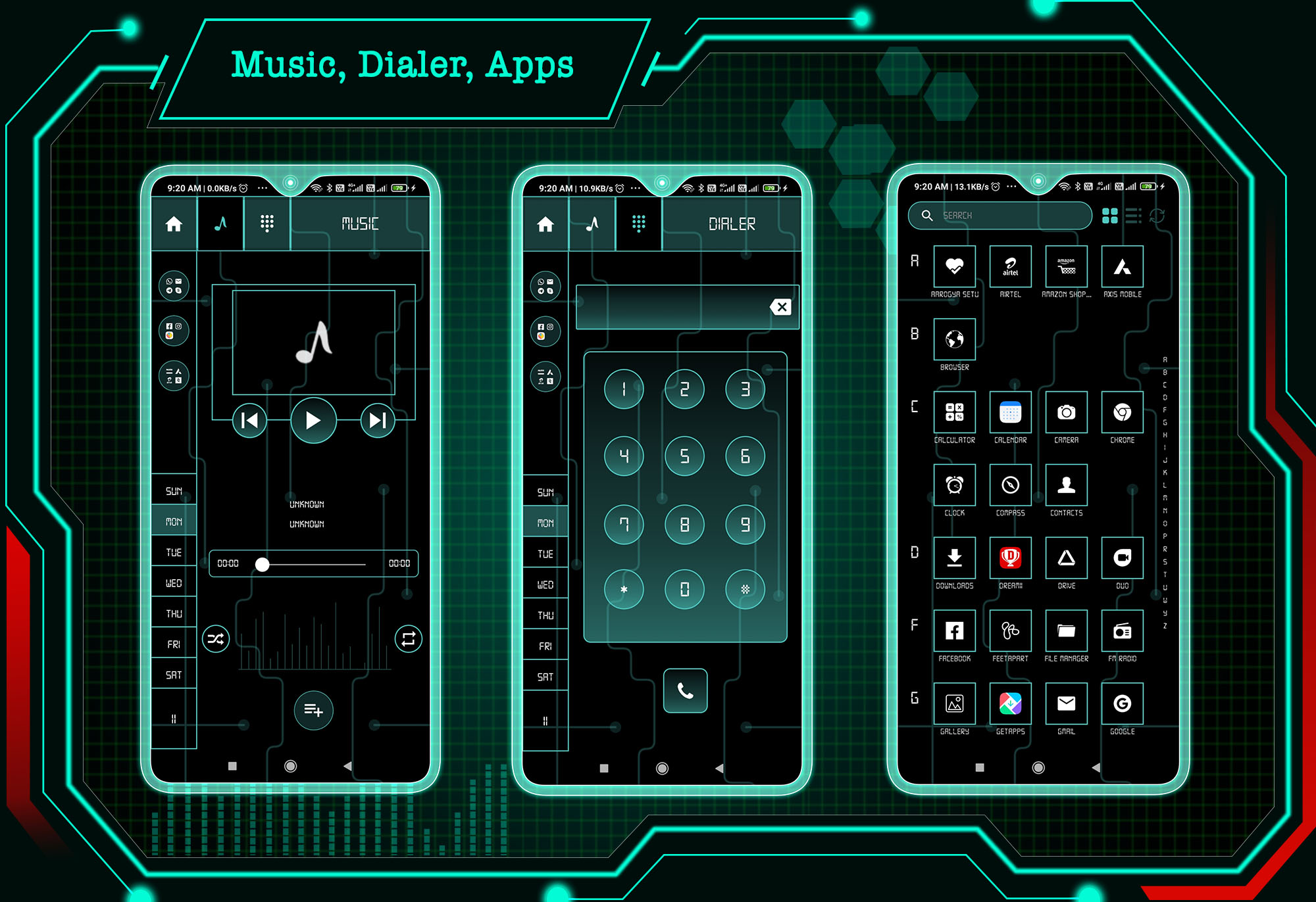 اسکرین شات 2 برنامه Posh Launcher - AppLock