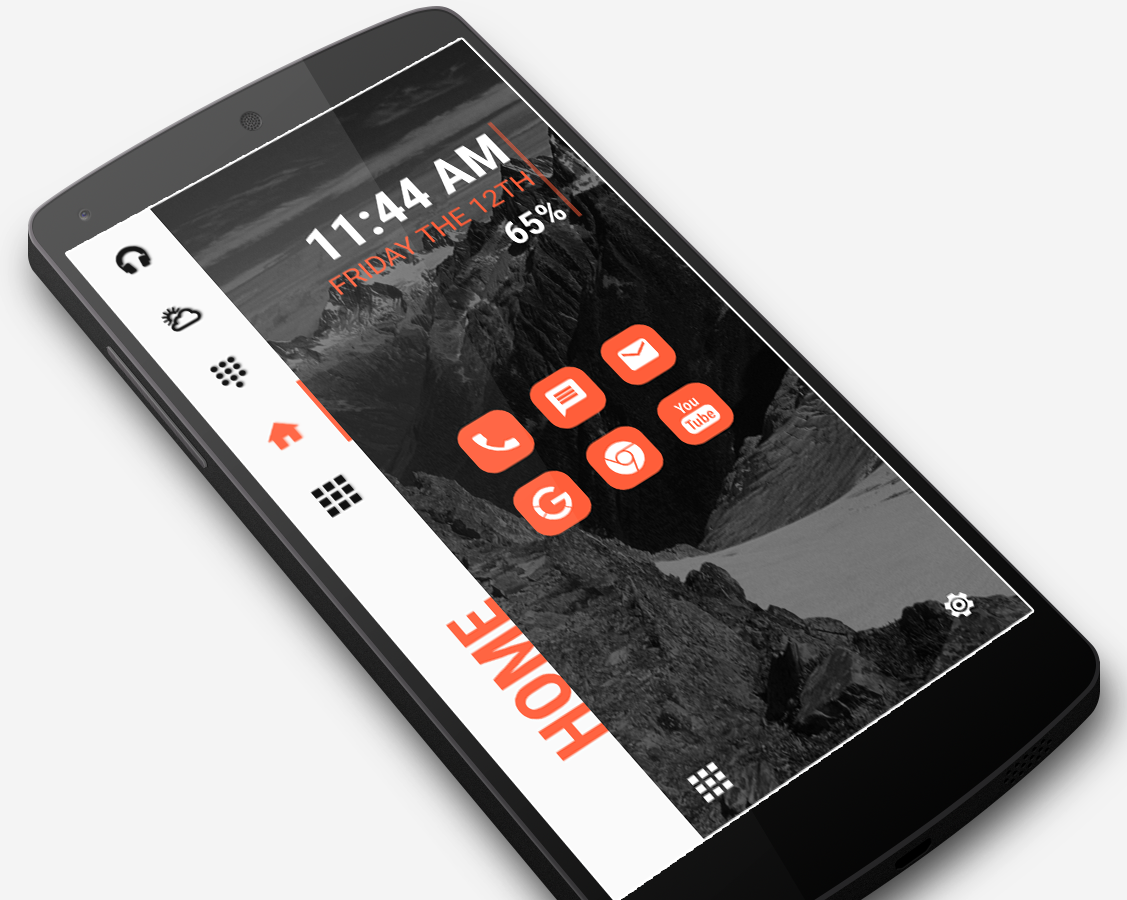 اسکرین شات 1 برنامه Strip Launcher - App lock