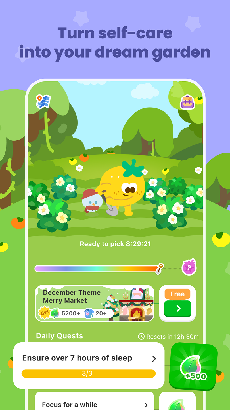 اسکرین شات 2 برنامه MeGrow: Grow Daily,Care Deeply