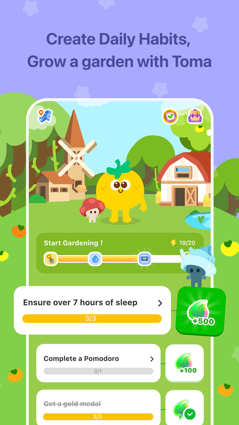 اسکرین شات 1 برنامه MeGrow: Grow Your Garden