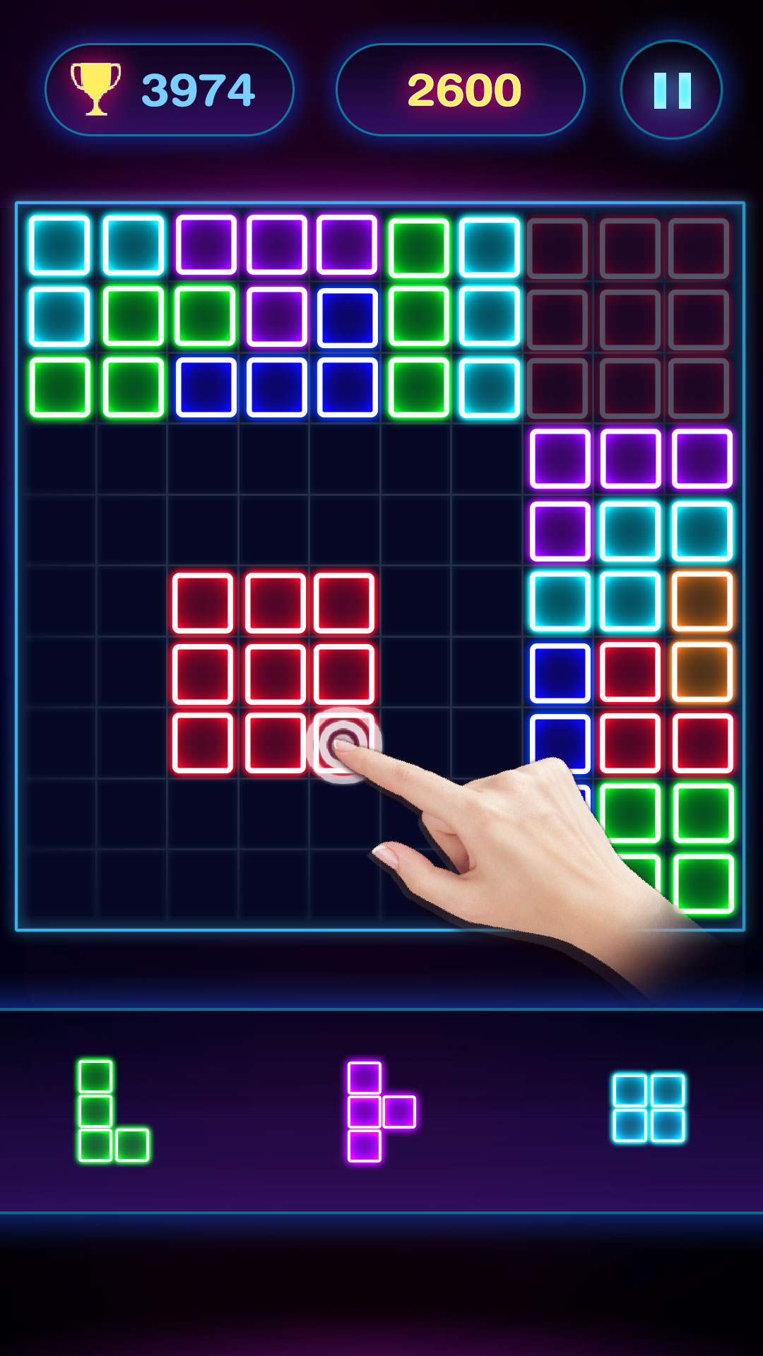 اسکرین شات 6 بازی Glow Block Puzzle