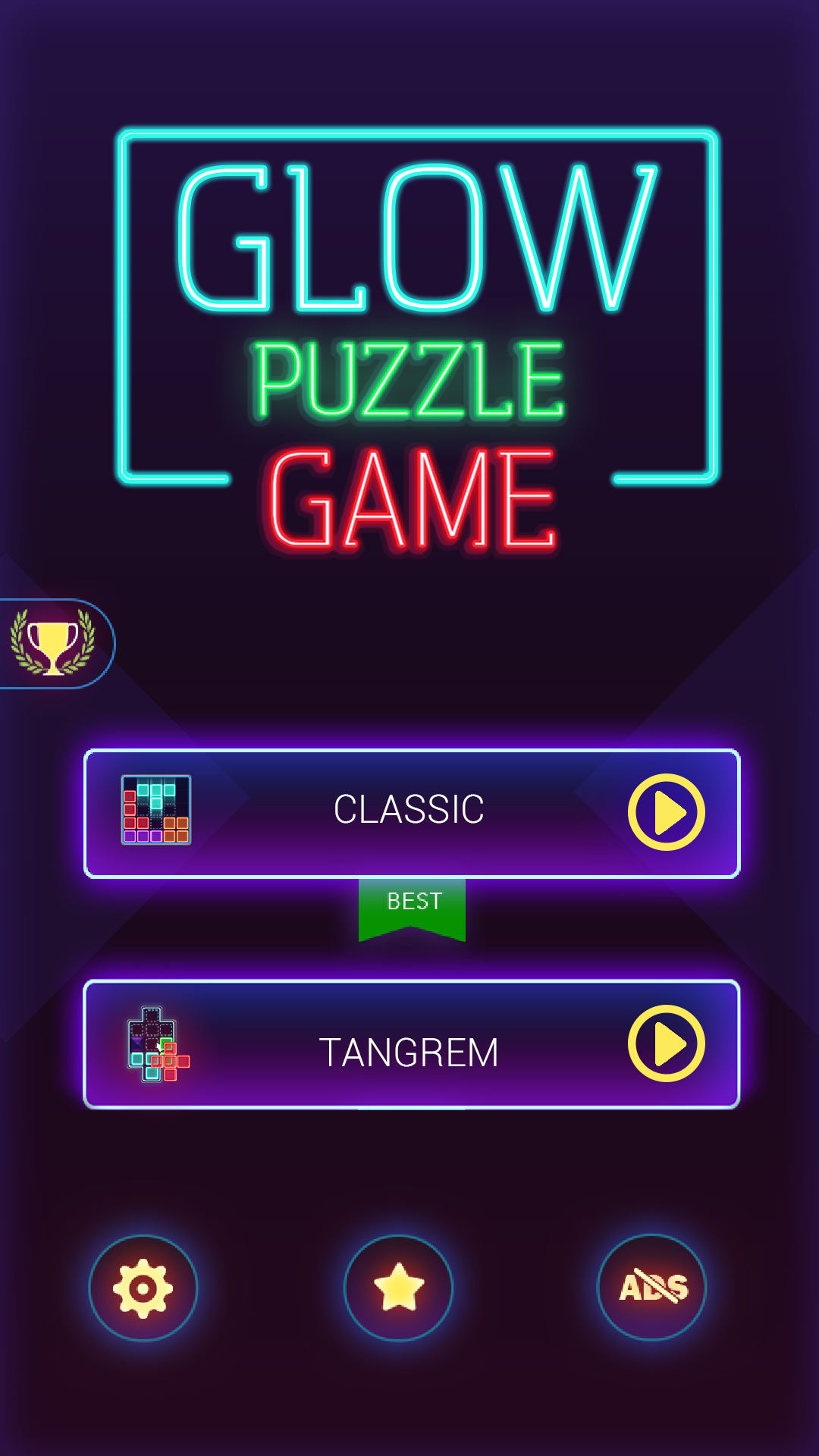 اسکرین شات 4 بازی Glow Block Puzzle