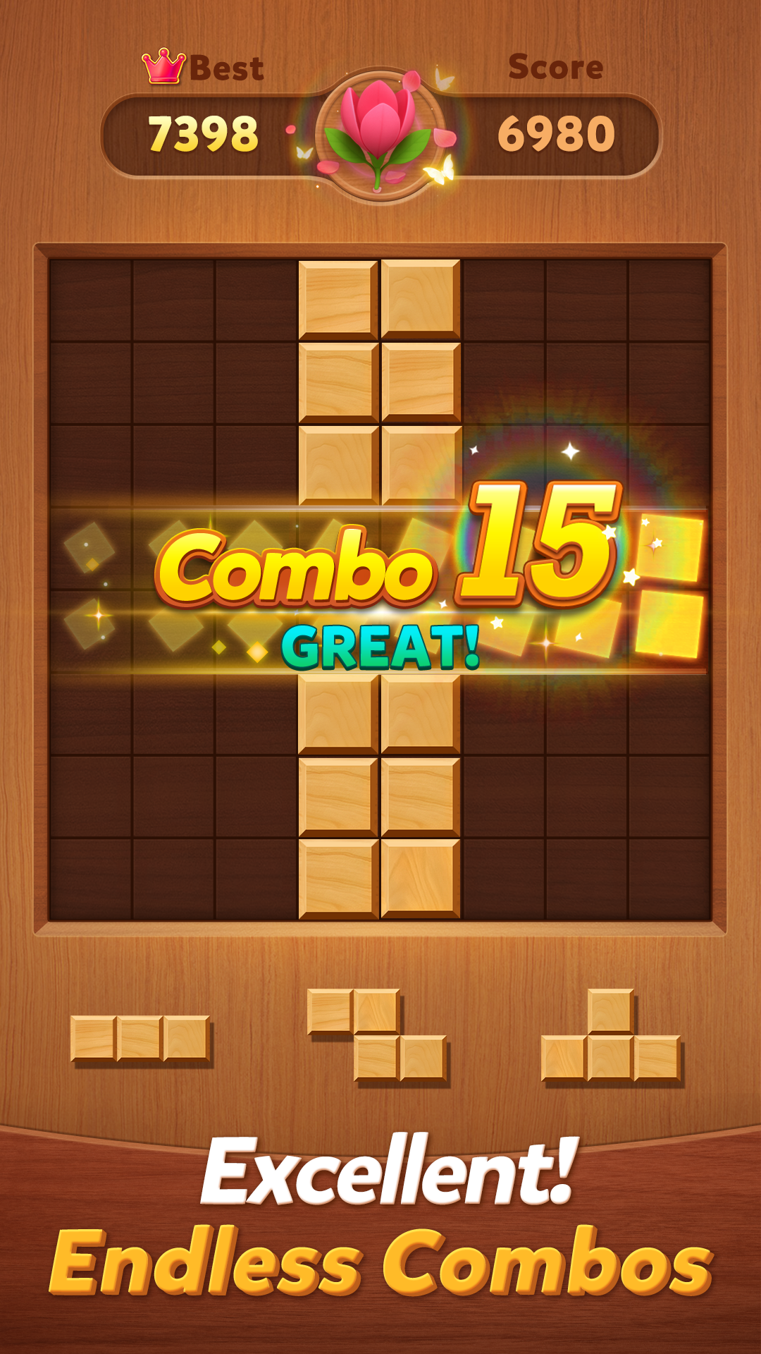اسکرین شات 4 بازی Woodblast! - Block Puzzle Game