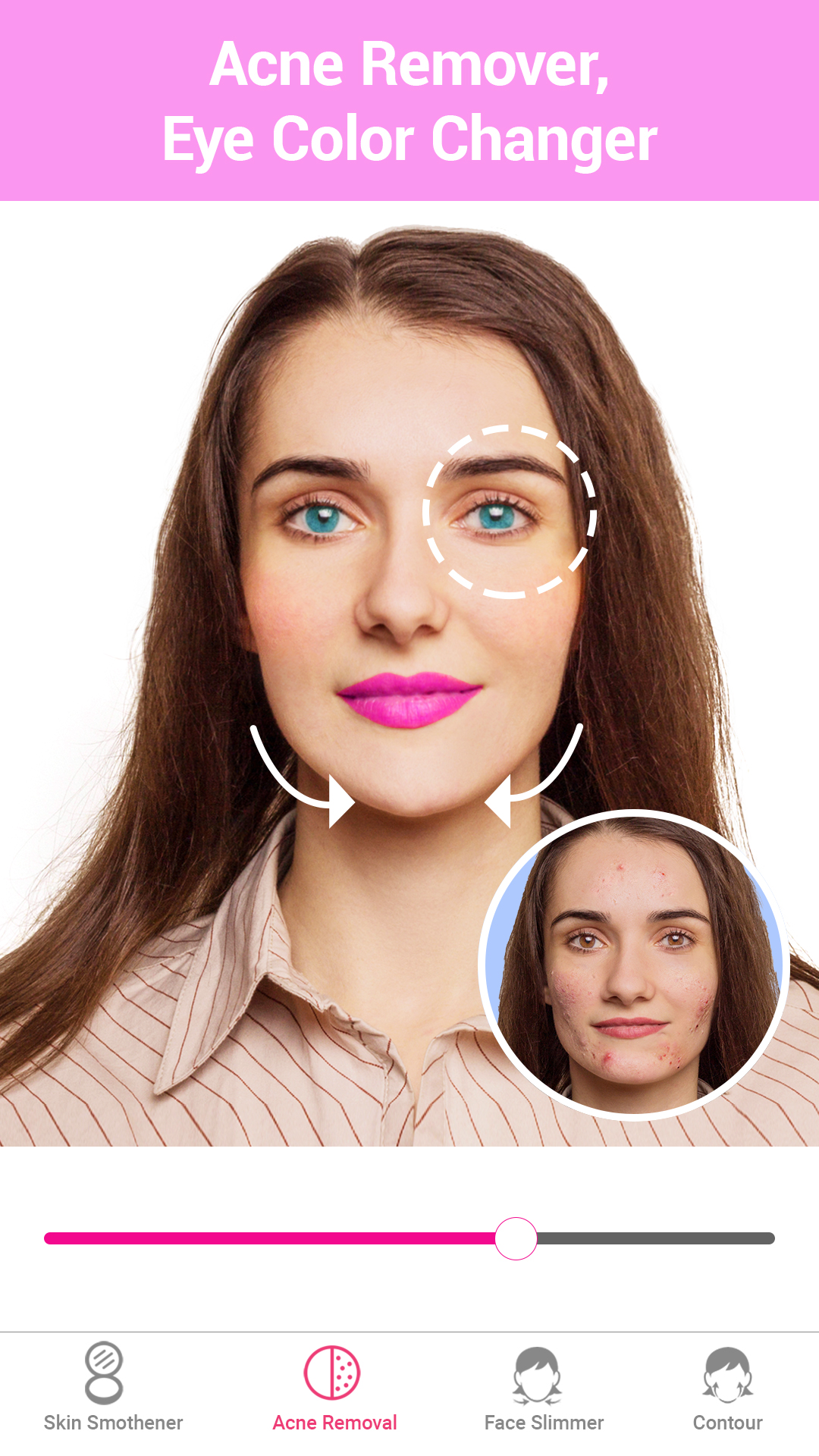 اسکرین شات 3 برنامه Beauty Makeup Editor & Camera