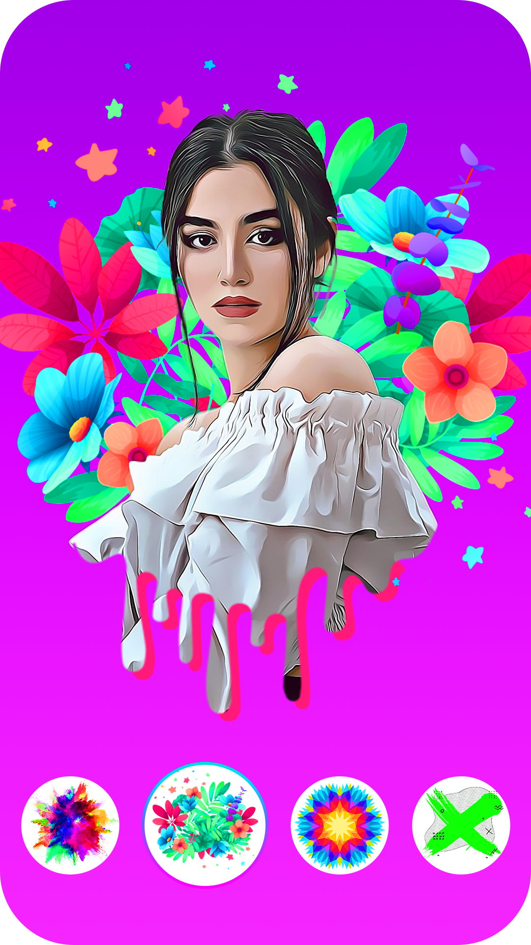 اسکرین شات 1 برنامه DripArt: Photo Editor App